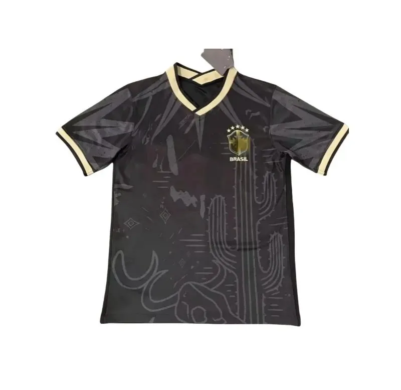 Short Sleeve Soccer Jersey With Team Crest (Black) — merchant catalogue photo