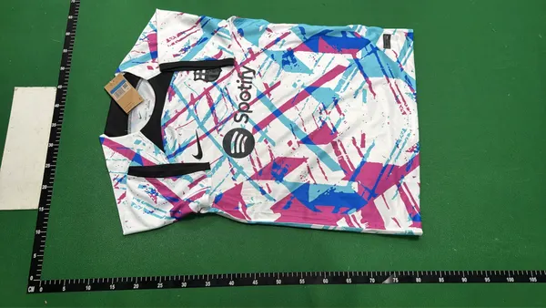 Black Graphic Print Football Jersey (Black) — warehouse QC photo 2