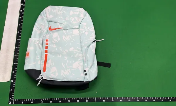 Black Sport Backpack With Contrast Panels — warehouse QC photo 6