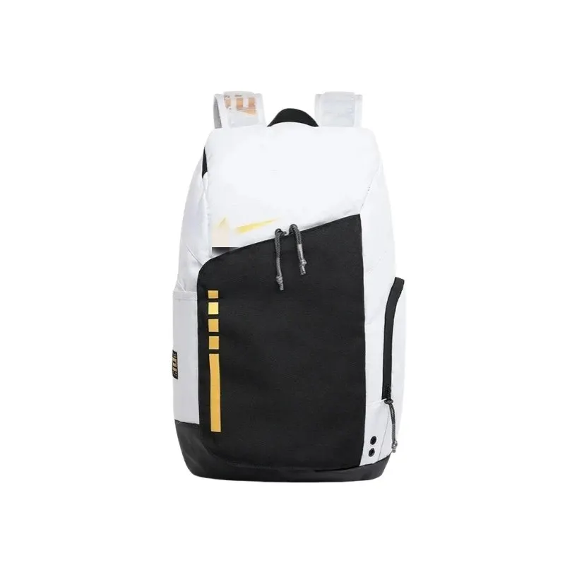 Black Sport Backpack With Contrast Panels (White) — merchant catalogue photo