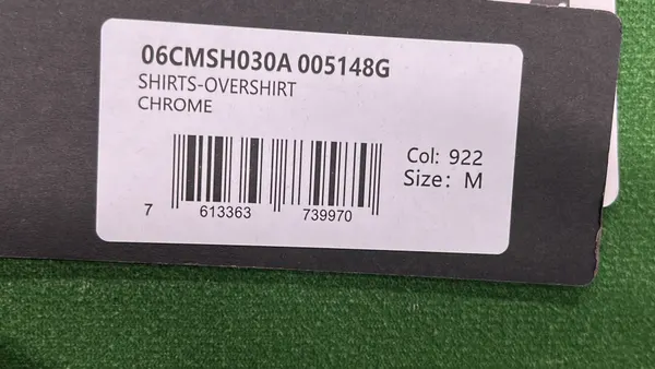Crewneck T-Shirt With Printed Chest Wordmark Graphic (White) — warehouse QC photo 5
