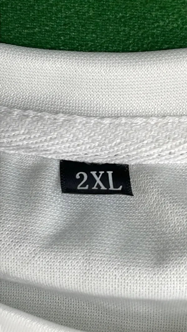 White Comic Graphic Print Heavyweight Tee — warehouse QC photo 5