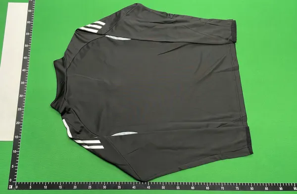 White Quarter-Zip Soccer Training Tracksuit — warehouse QC photo 3