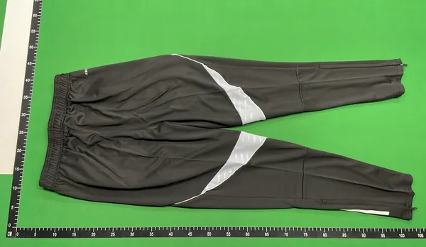 White Quarter-Zip Soccer Training Tracksuit — warehouse QC photo 4
