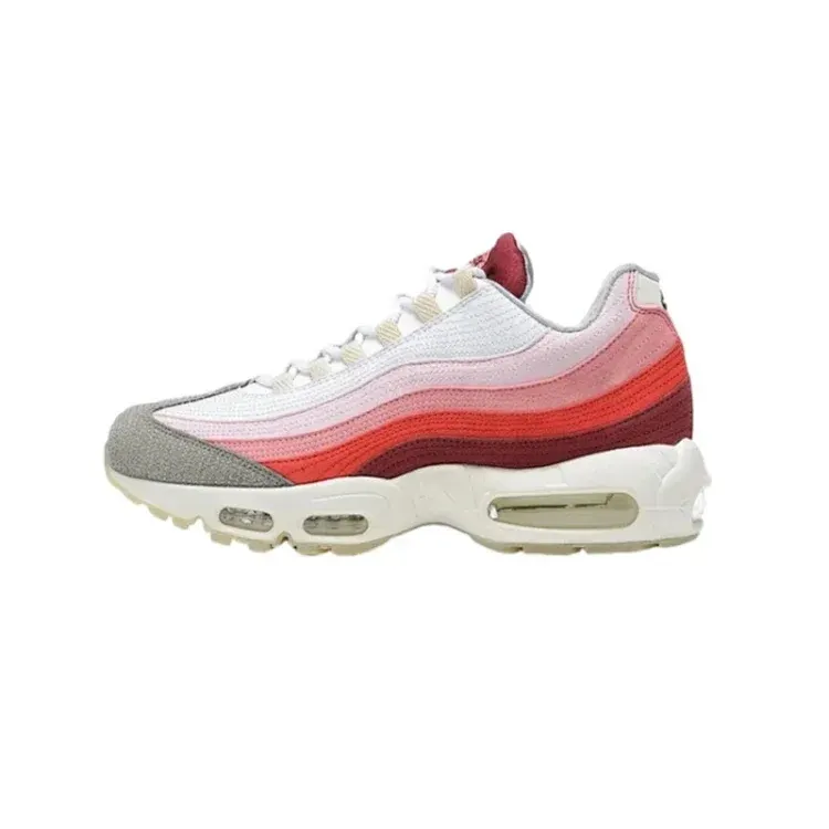 Pink Gradient Wavy Panel Running Sneakers — merchant catalogue photo