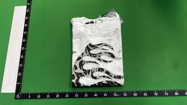 Black Oversized T-Shirt With 08 Number Print (S–XL) — warehouse QC photo 4