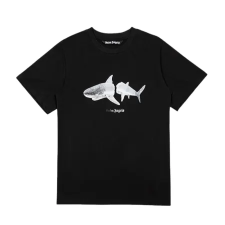 Black T-Shirt With Teddy Bear Graphic Print (Black) — merchant catalogue photo