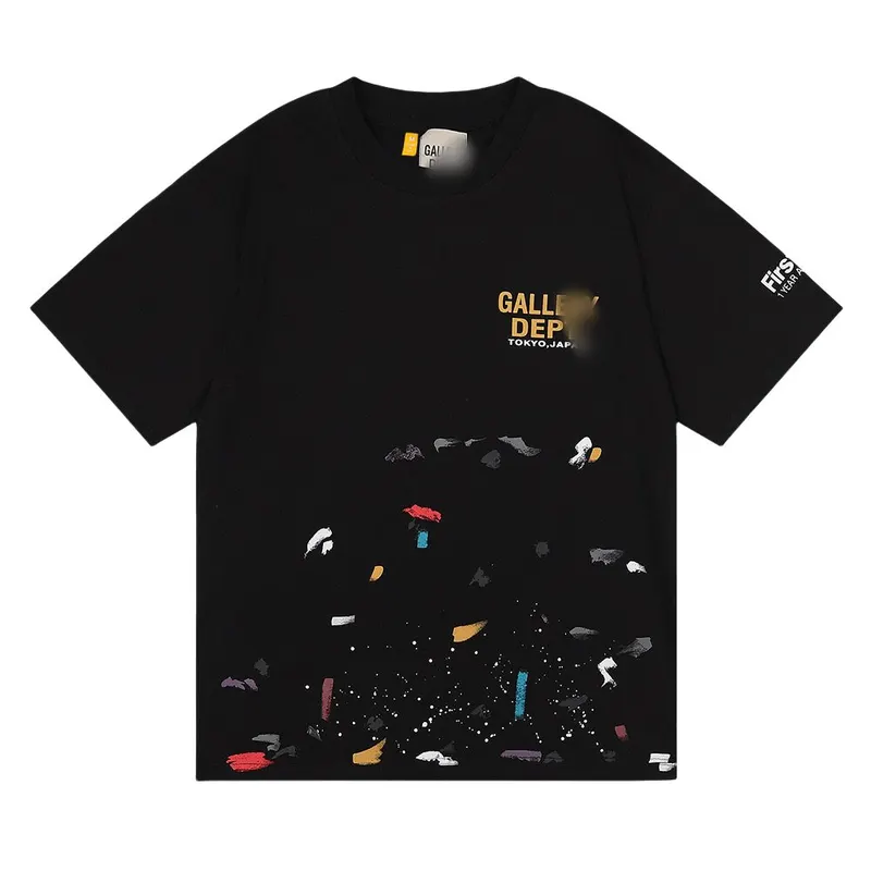 Black Tee With Block Letter Back Print (Beige) — merchant catalogue photo