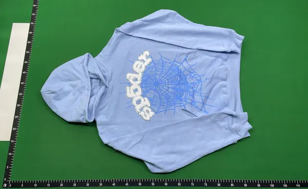 Black Spiderweb Graphic Pullover Hoodie (#2) — warehouse QC photo 6