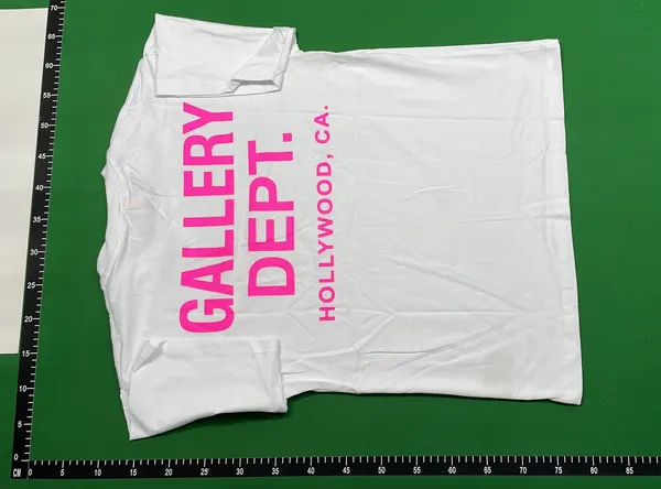Black Tee With Block Letter Back Print (Yellow) — warehouse QC photo 3