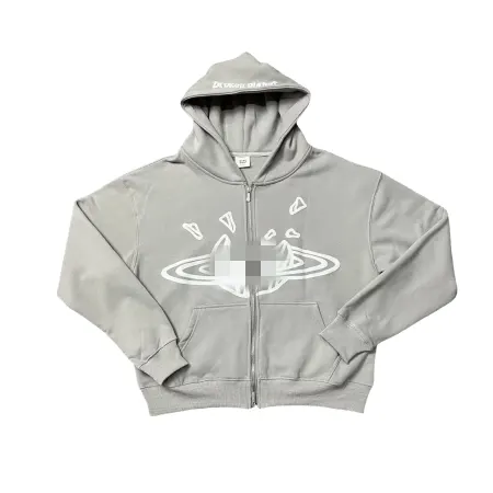 Black Planet Graphic Print Pullover Hoodie — merchant catalogue photo