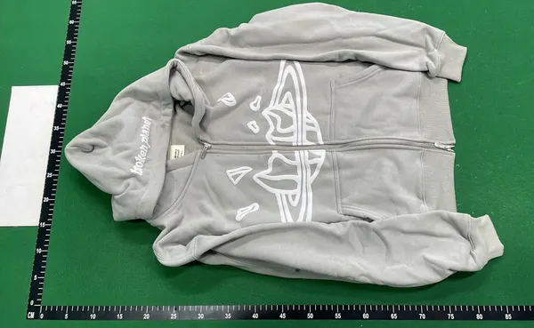Black Planet Graphic Print Pullover Hoodie — warehouse QC photo 6