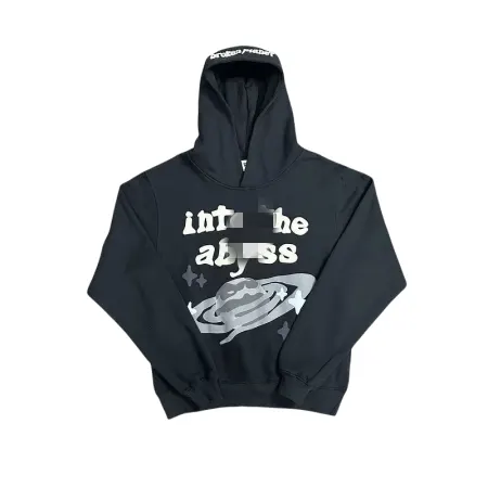 Black Planet Graphic Print Pullover Hoodie (Red) — merchant catalogue photo