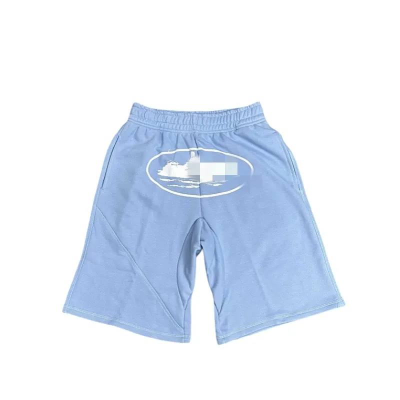 Black Mesh Shorts With Oval Logo Print (Grey) — merchant catalogue photo