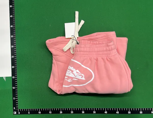 Black Mesh Shorts With Oval Logo Print (Green) — warehouse QC photo 4
