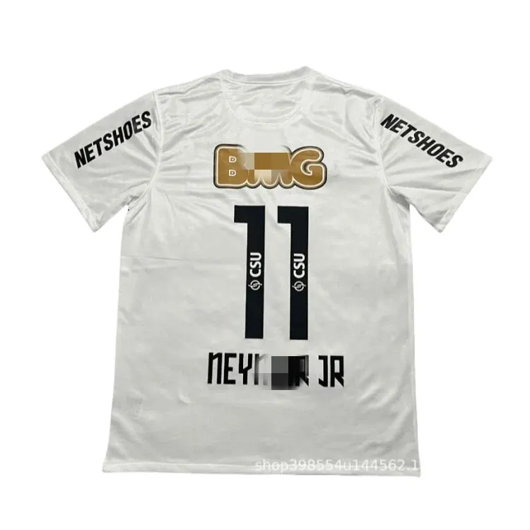 White Short-Sleeve Football Jersey With Number Print (#6) — merchant catalogue photo