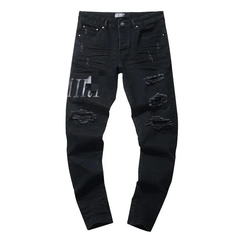 Distressed Skinny Jeans With Ripped Knees (30–38) — merchant catalogue photo