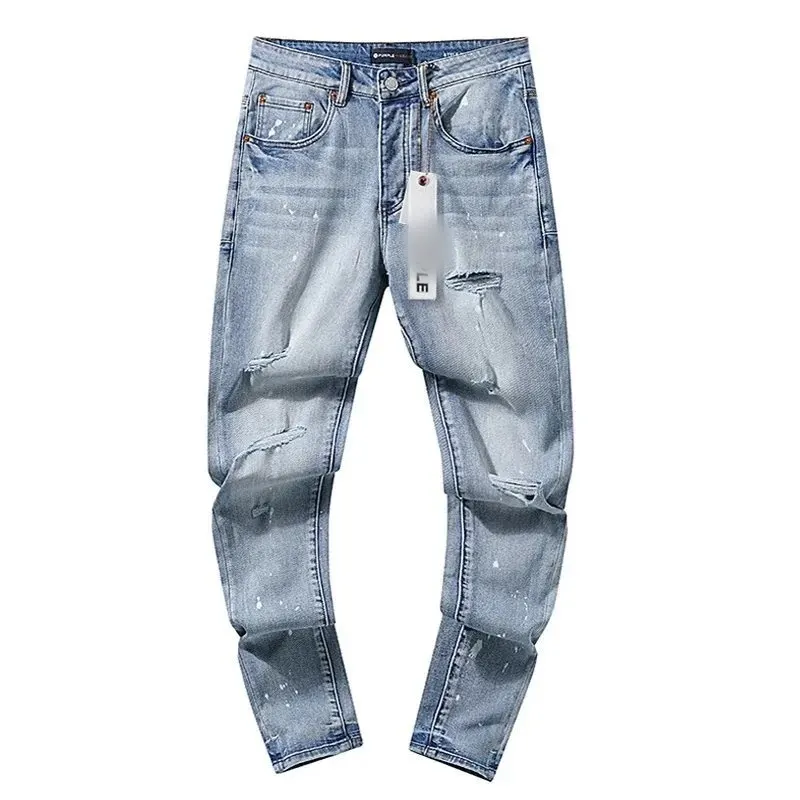 Distressed Skinny Jeans With Ripped Knees (#2) — merchant catalogue photo