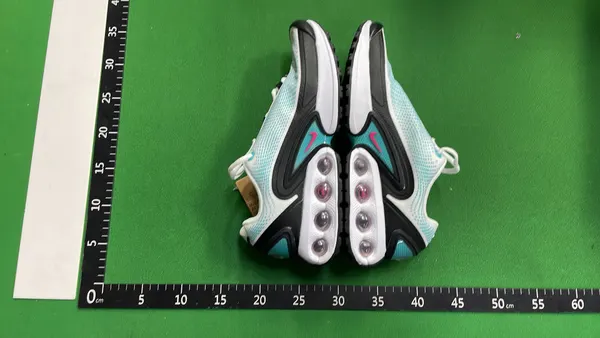 Black Runner Sneakers With Visible Air Pods — warehouse QC photo 5