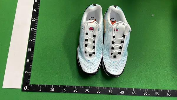 Black Runner Sneakers With Visible Air Pods (Blue) — warehouse QC photo 6