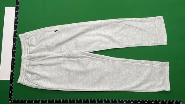 Black Baggy Wide Leg Sweatpants — warehouse QC photo 6