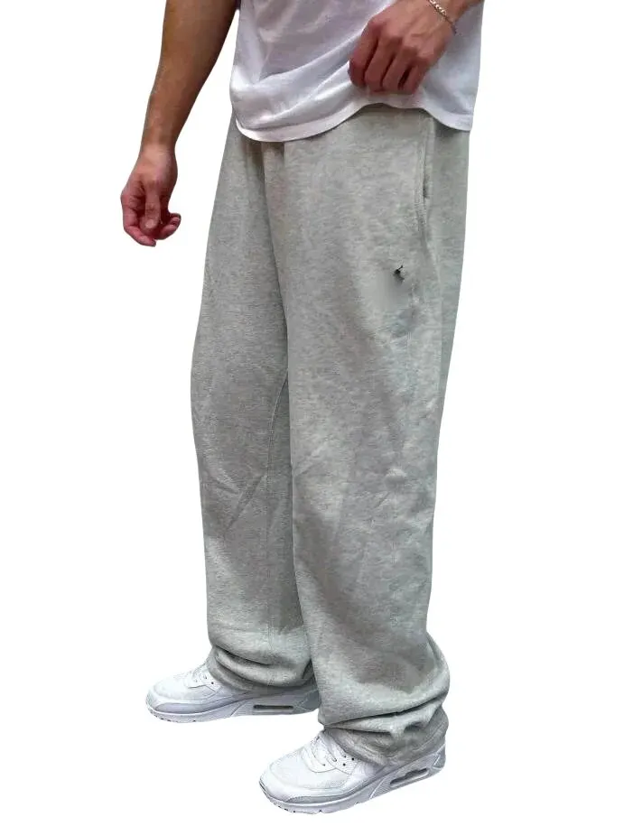 Black Baggy Wide Leg Sweatpants (Grey) — merchant catalogue photo