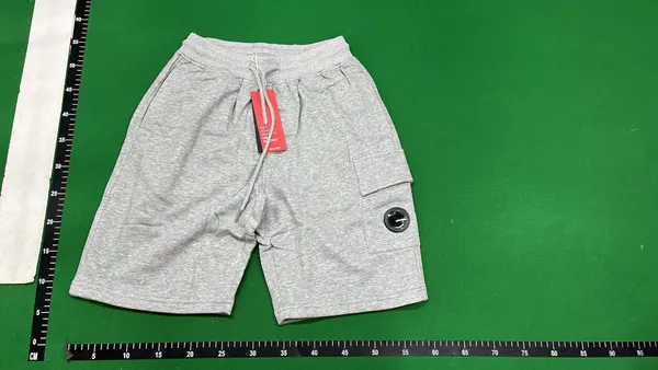 Drawstring Sweat Shorts With Lens Pocket Detail — warehouse QC photo 2
