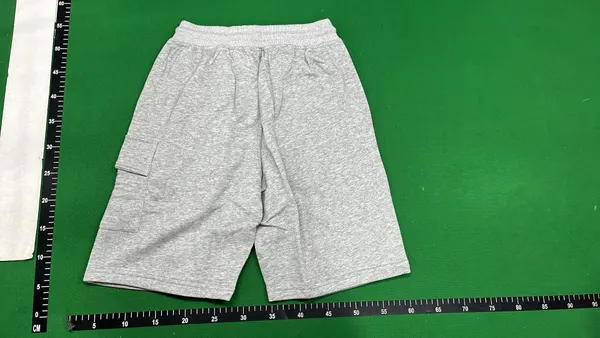 Drawstring Sweat Shorts With Lens Pocket Detail — warehouse QC photo 3