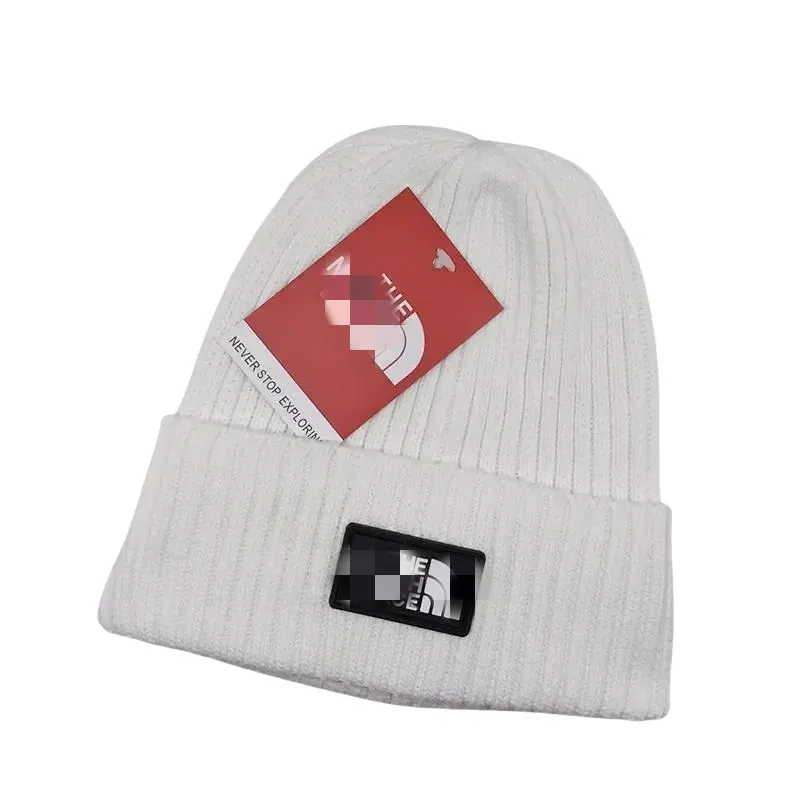Navy Ribbed Beanie With Rubber Logo Patch (Khaki) — merchant catalogue photo