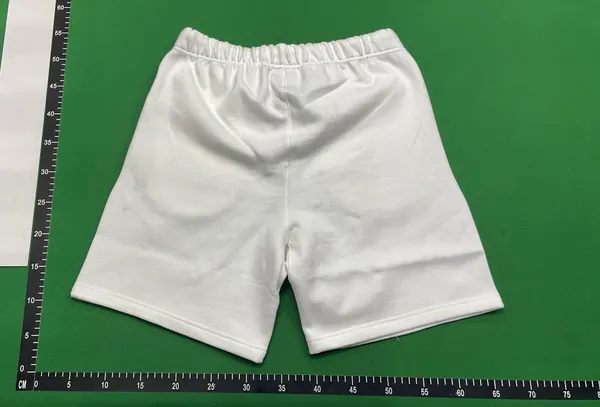 Fleece Sweat Shorts With Drawstring Waist (Black) — warehouse QC photo 3