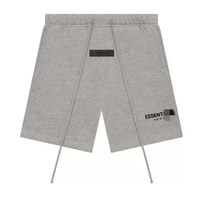 Heather Grey Tee And Drawstring Shorts Set (Grey) — merchant catalogue photo