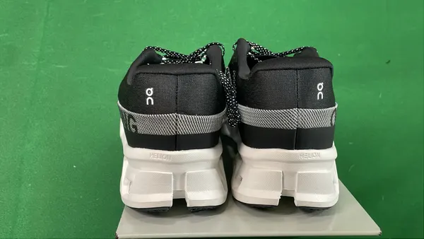 White Pod-Sole Cushioned Running Sneakers — warehouse QC photo 3