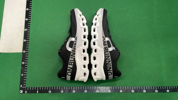 White Pod-Sole Cushioned Running Sneakers — warehouse QC photo 5