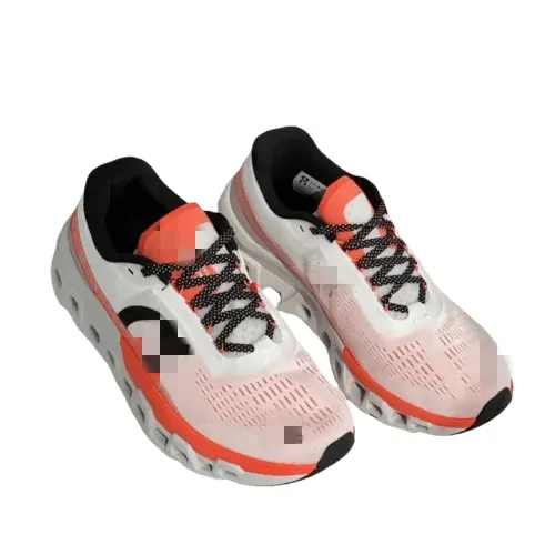 White Pod-Sole Cushioned Running Sneakers (Green) — merchant catalogue photo