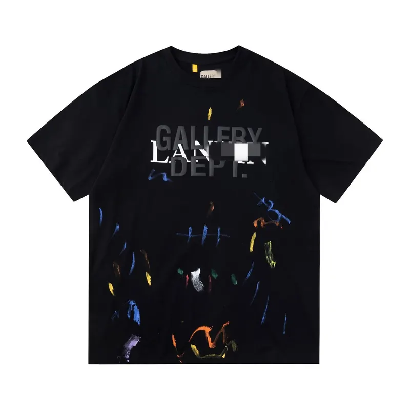 Black Short Sleeve Graphic Print T-Shirts — merchant catalogue photo