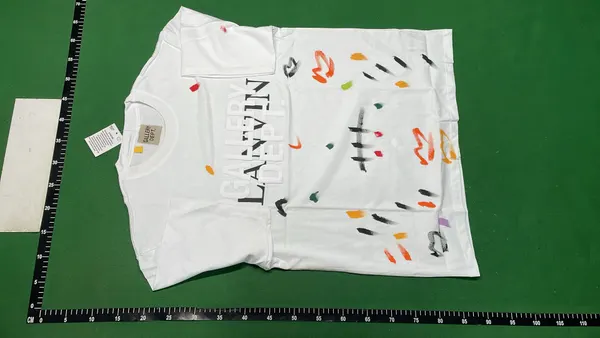 Black Short Sleeve Graphic Print T-Shirts — warehouse QC photo 6