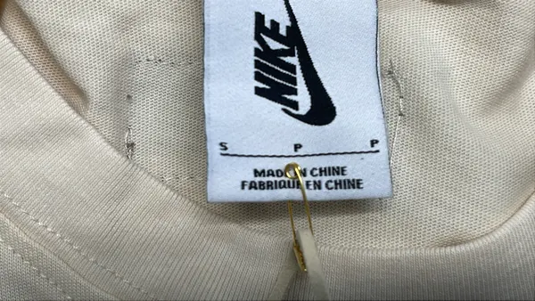 Black Mesh Drawstring Shorts With Woven Label — warehouse QC photo 1