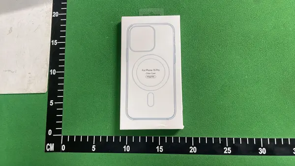 Clear Magnetic Phone Case With Camera Cutout — warehouse QC photo 6