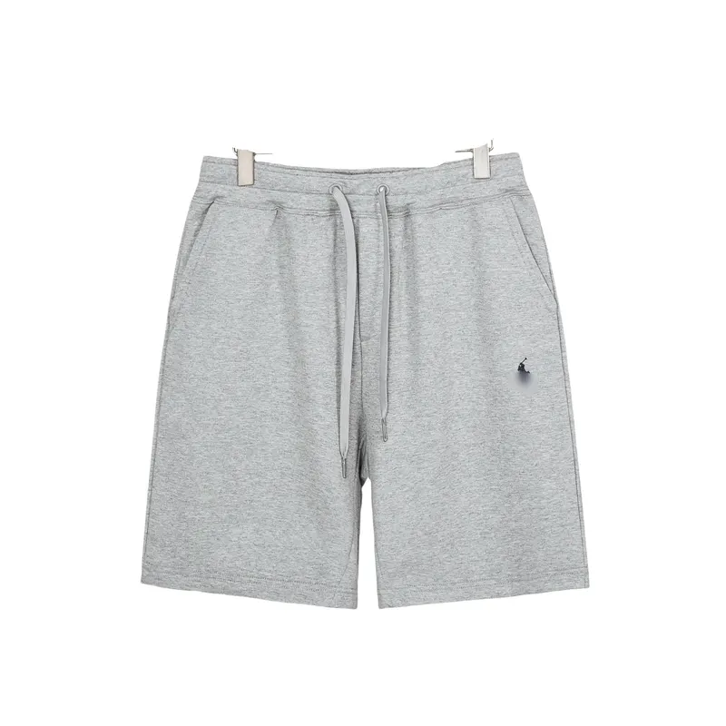 Black Drawstring Sweat Shorts With Side Pockets — merchant catalogue photo