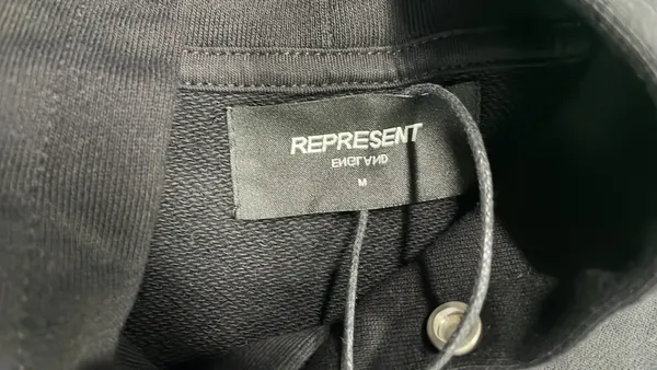 Pullover Hoodie With Large Printed Back Logo — warehouse QC photo 5