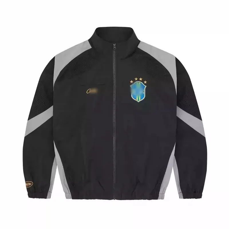 Black Colorblock Track Jacket And Pants Set — merchant catalogue photo