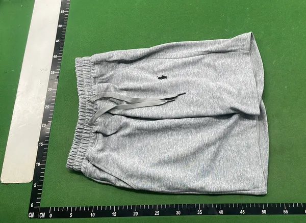Black Drawstring Sweat Shorts With Side Pockets (Navy) — warehouse QC photo 6