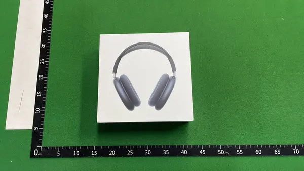 Grey Padded Over Ear Headphones — warehouse QC photo 1