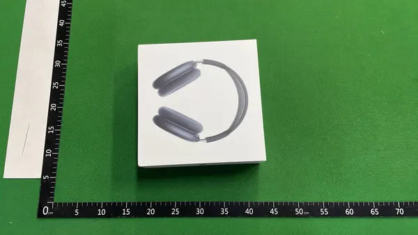 Grey Padded Over Ear Headphones — warehouse QC photo 3