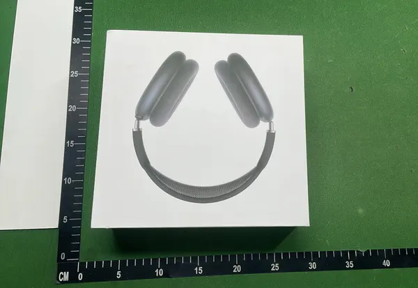 Grey Padded Over Ear Headphones — warehouse QC photo 6