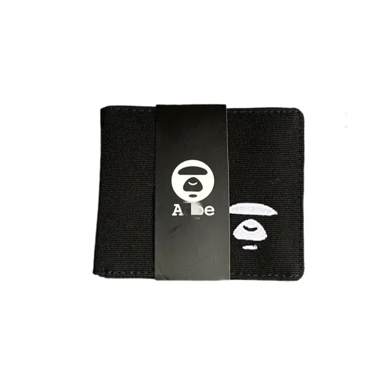 Black Canvas Bifold Wallet — merchant catalogue photo