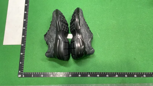 Chunky Monogram Canvas Dad Sneakers — warehouse QC photo 5
