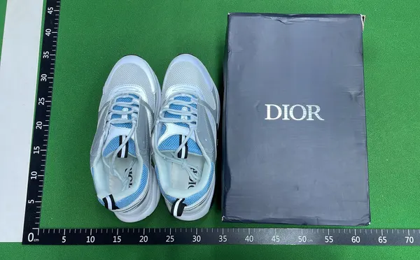 Chunky Wavy Sole Mesh Panel Sneakers (#3) — warehouse QC photo 1