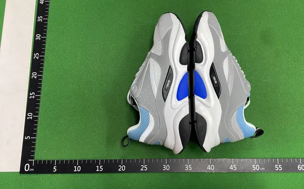 Chunky Wavy Sole Mesh Panel Sneakers (#3) — warehouse QC photo 5