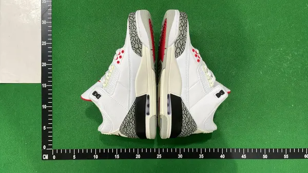 High-Top Basketball Sneakers With Mottled Grey Print (#2) — warehouse QC photo 4